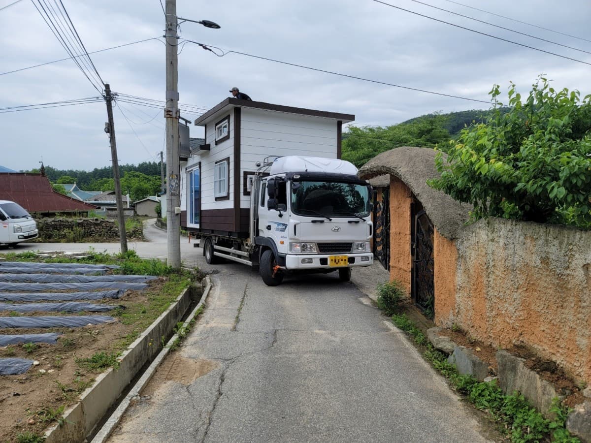 충북 충주 3x6.6 복층 이동식 주택 출고 이미지 1