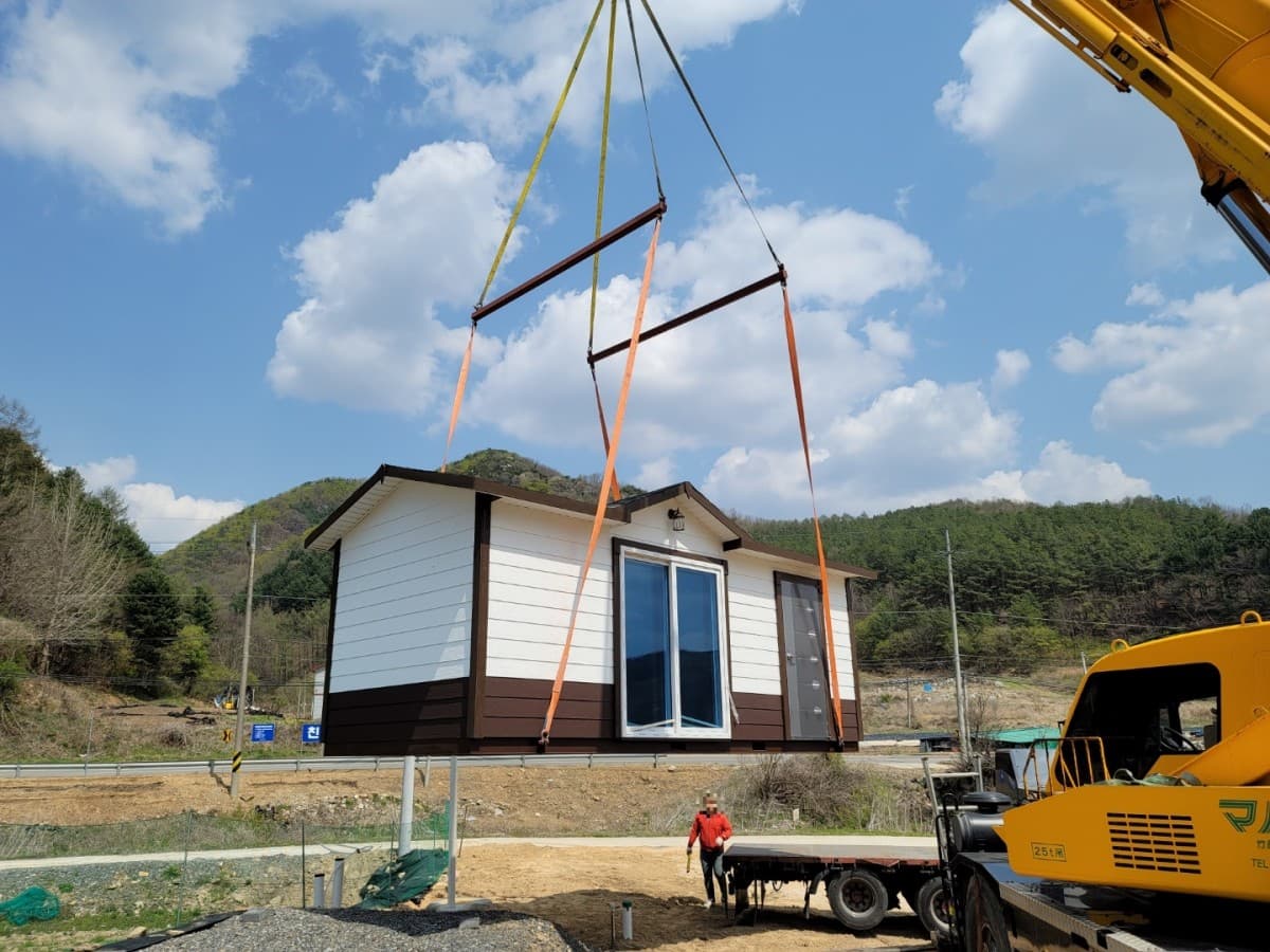 충북 괴산 3x6.6 이동식 주택 출고 이미지 1