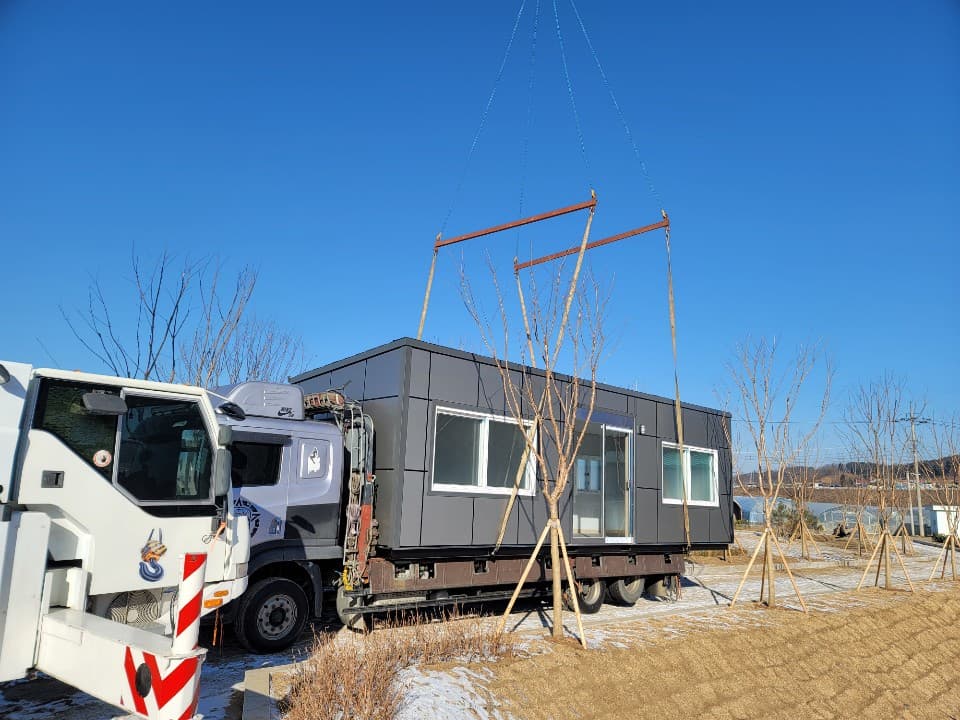 경기도 연천 3x9 이동식 인포센터 출고 이미지 1